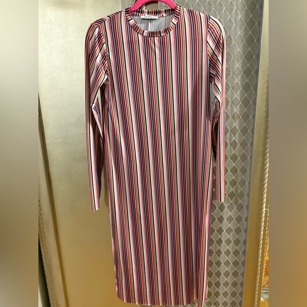 NWOT Zara Multicolor Striped Long Sleeve Top